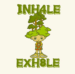 inhale exhale illustration